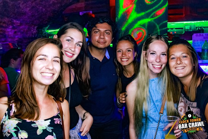Clock Tower Bar Crawl ending at Prague's BIGGEST rooftop CLUB - A 6.5-hour party plan at a fair price