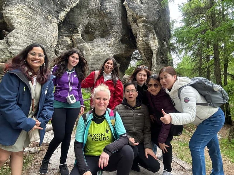 From Prague: Bohemian & Saxon Switzerland All-Inclusive Tour - Hřensko pass-through: a quick breather before the real climbing