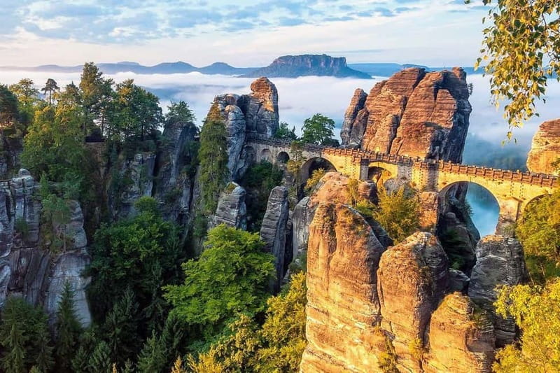 From Prague: Bohemian & Saxon Switzerland All-Inclusive Tour - Lunch in a 1905 stone house with steampunk gears