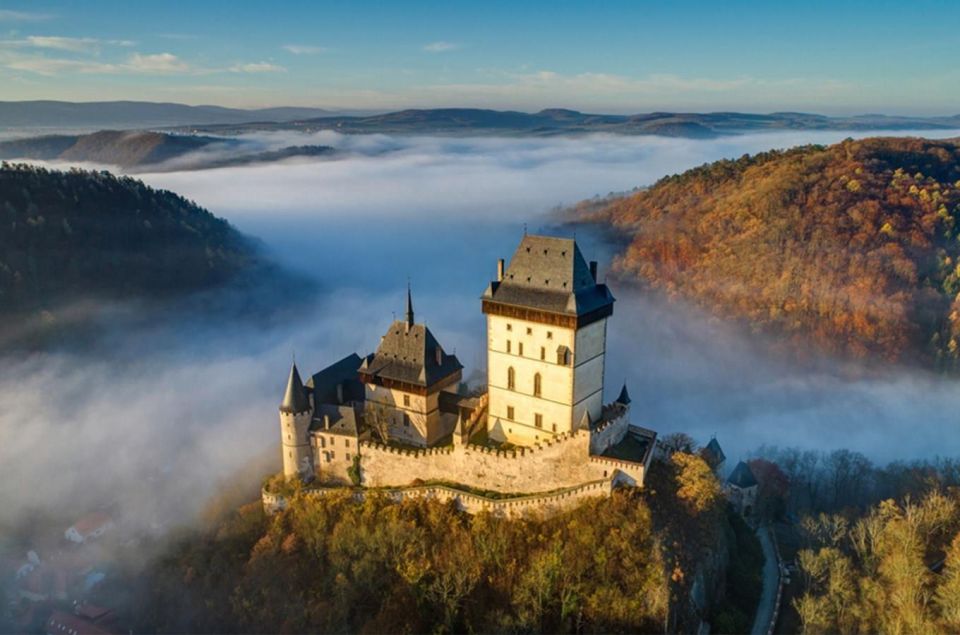 From Prague: Karlštejn Castle & Koněprusy Caves Tour - The 8-hour flow: caves first, castle second, canyon views at the end