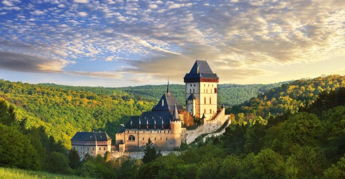 From Prague: Karlštejn Castle & Koněprusy Caves Tour - Transport and pacing from Prague: comfort plus a small-group edge