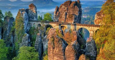From Prague: Tour to Saxon and Bohemian Switzerland - Bastei Bridge in Saxon Switzerland: the “wow” opener