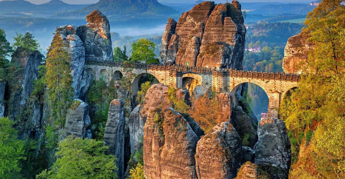 From Prague: Tour to Saxon and Bohemian Switzerland - Bastei Bridge in Saxon Switzerland: the “wow” opener