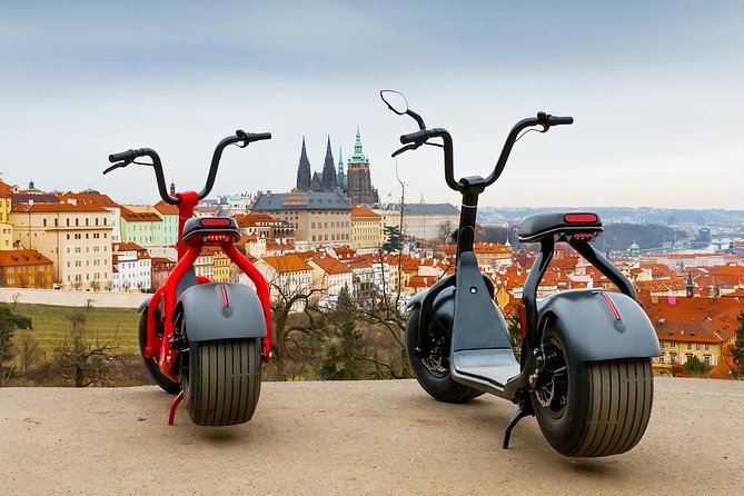 Grand city tour on Scrooser in Prague - Getting confident on the scooter: safety first, pace second