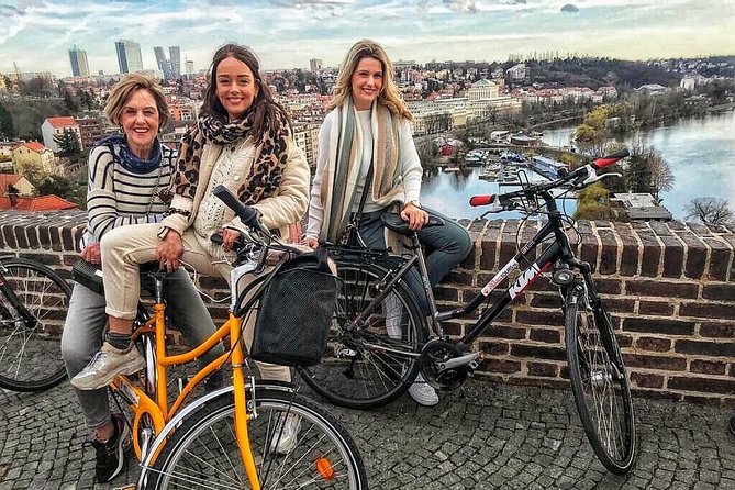 Hidden Prague Bike Tour - The Vltava riverbanks and the old-vs-new Prague contrast