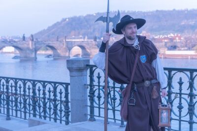 Medieval Prague Through a Nightwatchman’s Eyes - Prasna brána and Ovocný trh: the city framed by gates and food