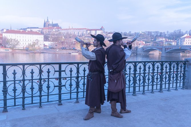 Medieval Prague Through a Nightwatchman’s Eyes - Charles Bridge finish at the Charles IV statue