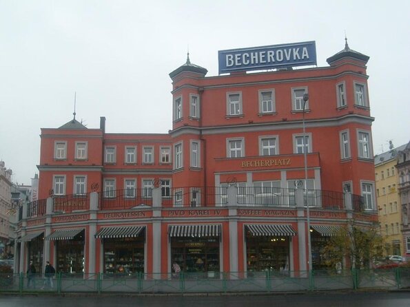 Moser Glassworks and Jan Becher Museum and Karlovy Vary Private Tour from Prague - Angel Mountain’s Gothic ruins and the Holy Trinity church above Andělská Hora