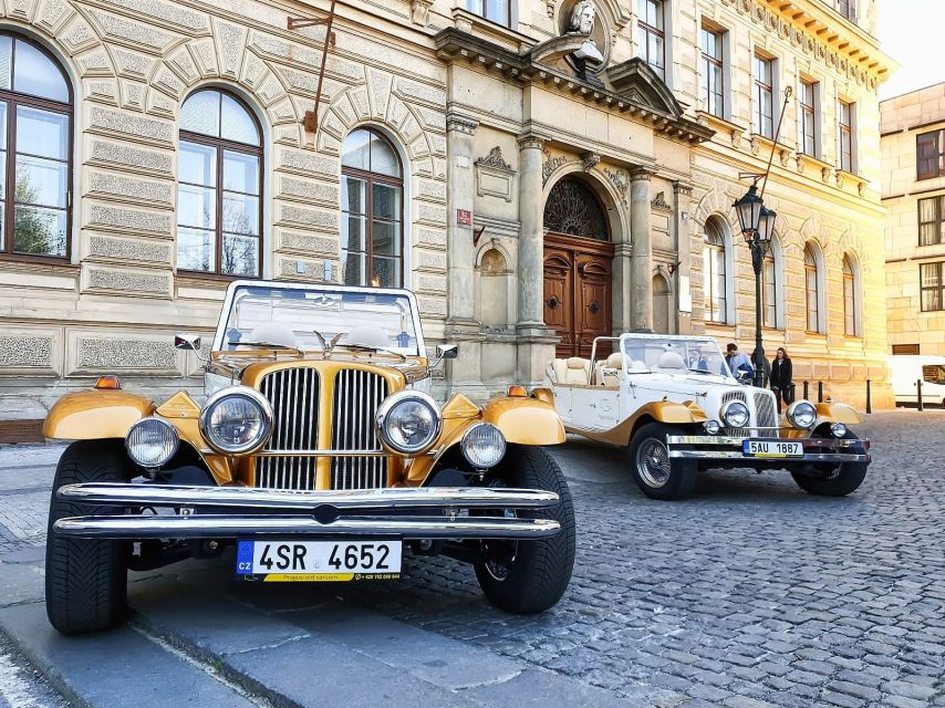 Prague: 1.5–Hour Vintage Car Tour - What you’ll see in 90 minutes: Old Town, Castle views, Rudolfinum, and the Dancing House