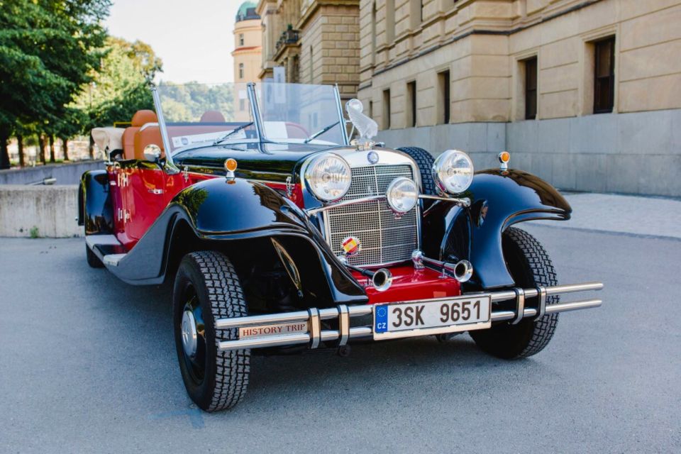 Prague: 1-Hour Private Tour in Vintage Car - The main drawback to plan around: sound and weather limits