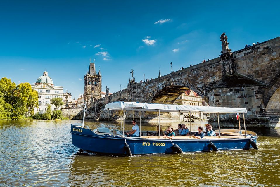 Prague: 45-Minute Sightseeing Cruise to Devil's Channel - The Vltava stretch: Prague Castle and Charles Bridge, in real angles