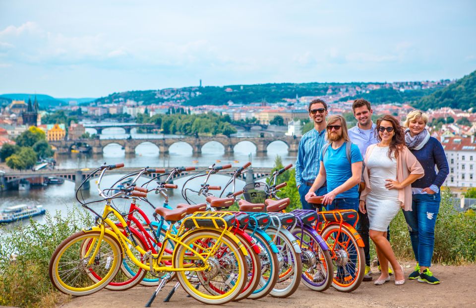 Prague: 7 Best Viewpoints of Prague E-Bike Tour - Prague Castle: Quick Guided Context, Then You Move With Purpose