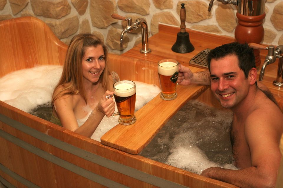 Prague: Bernard Beer Spa with Beer and Massage Option - The Beer Bath Loop: Unlimited Bernard Beer, Heated Bed Rest, and Real Timing