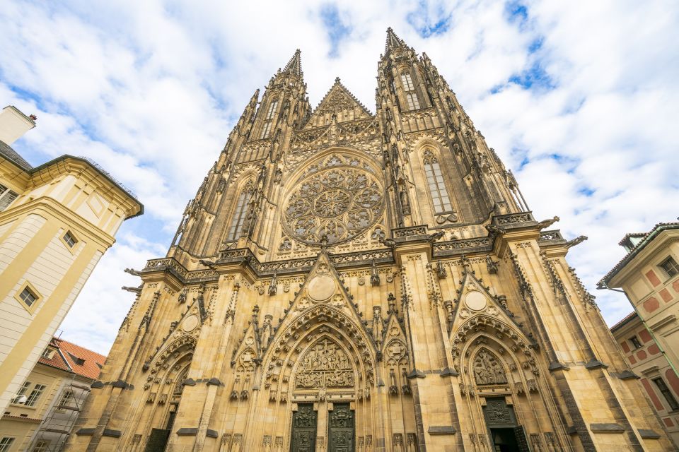 Prague: Castle Tour with Local Guide and Entry Ticket - St. George’s Basilica: quieter stone, big contrast