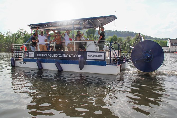 Prague Cycle Boat - The Swimming Beer Bike - Why Prague looks different when you’re pedaling on the water