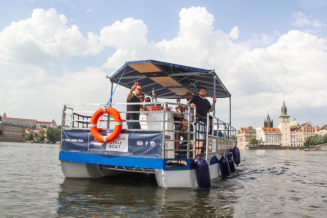 Prague Cycle Boat - The Swimming Beer Bike - Your cycle boat bar: drinks included, plus the reality check on non-drinkers