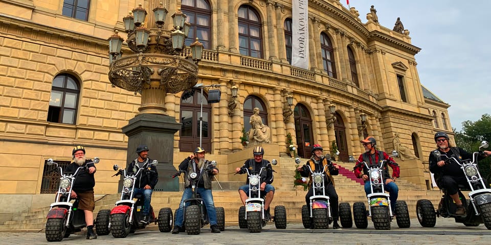 Prague: Electric Trike Viewpoints Tour - Prague Giant Metronome and the River-to-Hill Feeling