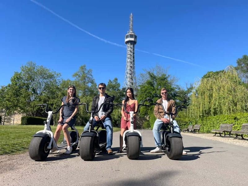 Prague: Fat Tire or Regular Scooter Tour with A Local Guide - Strahov Monastery and Petrin Hill: calmer streets, big viewpoints