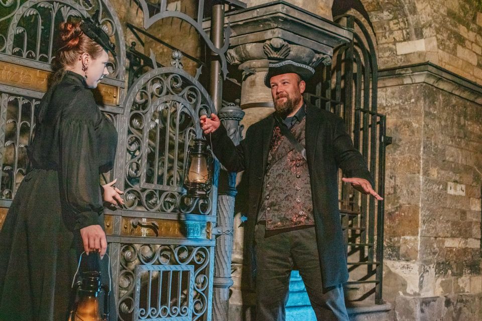 Prague: Ghosts and Legends Nighttime Guided Walking Tour - Jewish Quarter Legends Near the Old-New Synagogue Area