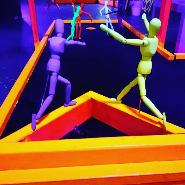 Prague: Glow Golf Mini Golf Game by UV Light - Step Into the Dark: How the 18 Holes Feel