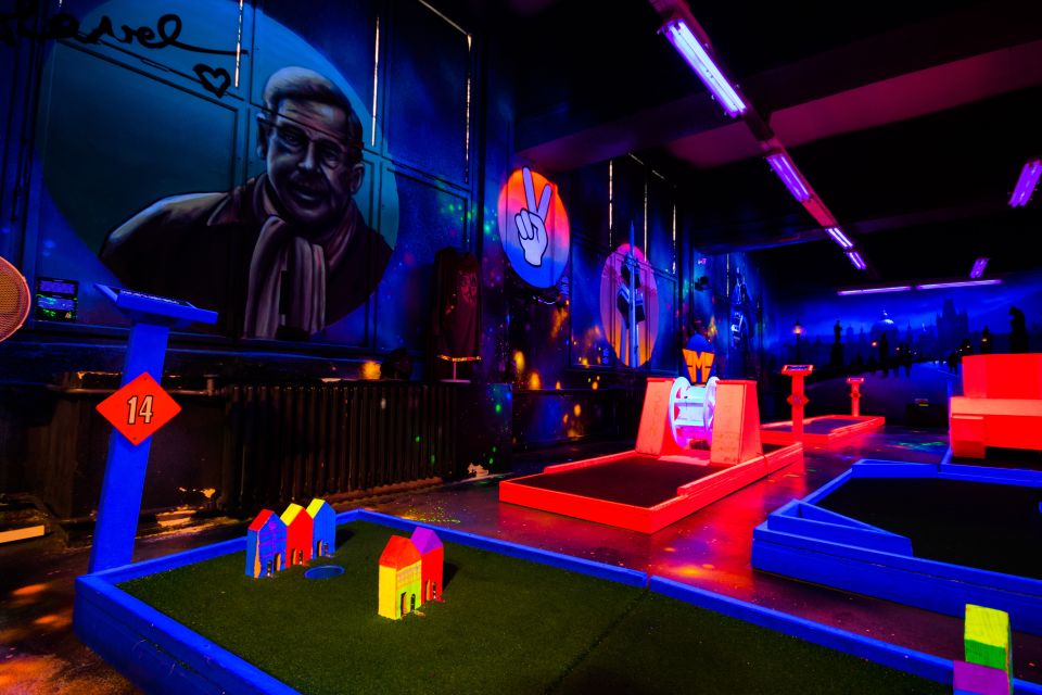 Prague: Glow Golf Mini Golf Game by UV Light - Price and Value: Is $12 Worth It?