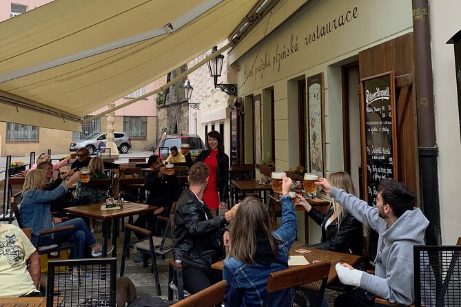 Prague Historic Pub Tour with Drinks Included - New Town Lanes (Nove MEsto): Secret Gardens, Quiet Streets, and a Local Legend