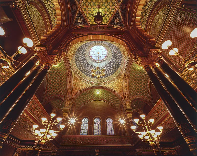 Prague Jewish Town/Skip-the-Line Official Entry Ticket - Spanish Synagogue: Moorish interior design with Alhambra influence