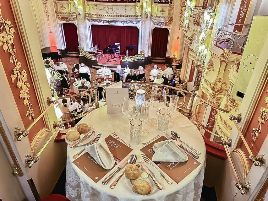 Prague: Mozart Ballroom Concert Ticket with 3-Course Dinner - Getting there: Old Town location and the side entrance detail