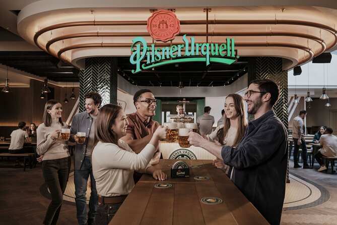 Prague Pilsner Urquell Experience with 3 Free Beer Tastings - Beer Hall Upstairs: Three Tastings and Tapster Shows