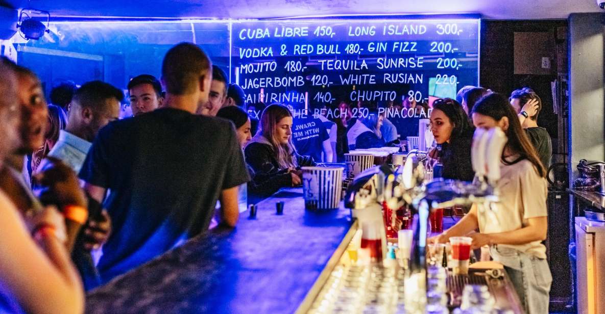 Prague: Pub Crawl with Unlimited Drinks & 5-floor Club Entry - Group Atmosphere and Pace: Loud Music, Big Energy