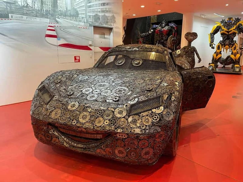 Prague: Steel Art Museum Entry Ticket - Cars, Motorbikes, and Superhero Props for Real-Photo Moments