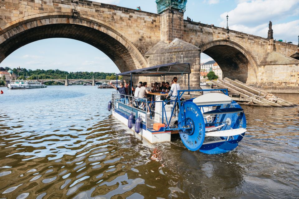 Prague: Swimming Beer Bike on A Cycle Boat - Key Things I’d Book This For