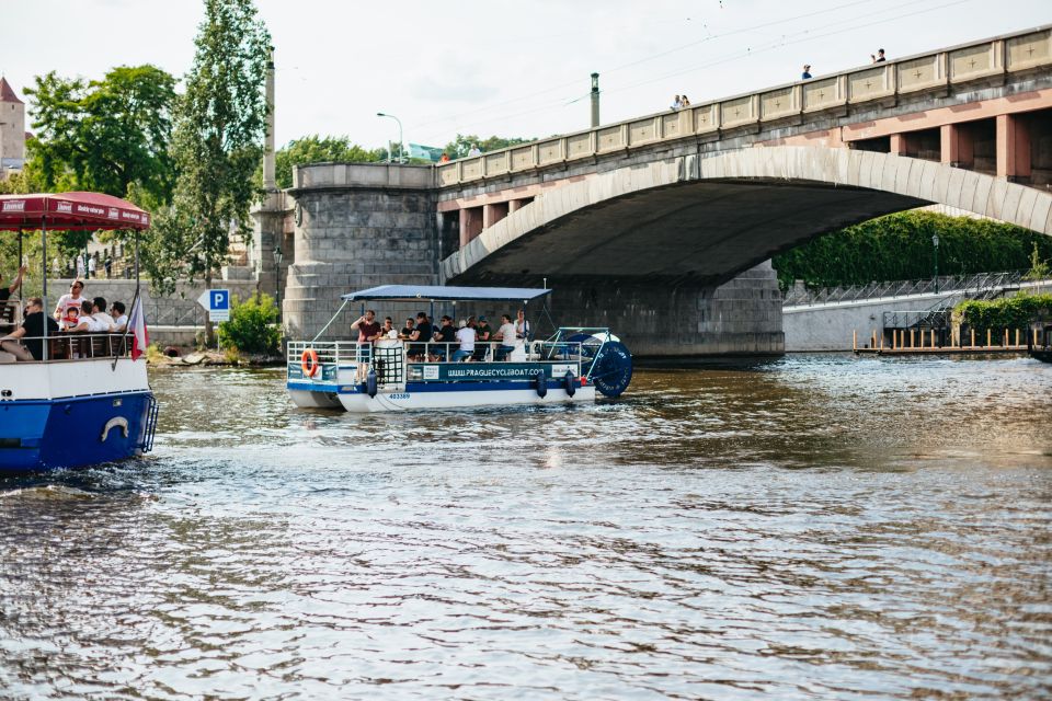 Prague: Swimming Beer Bike on A Cycle Boat - Boarding at U Bukanýra: The Setup That Makes the Tour Work