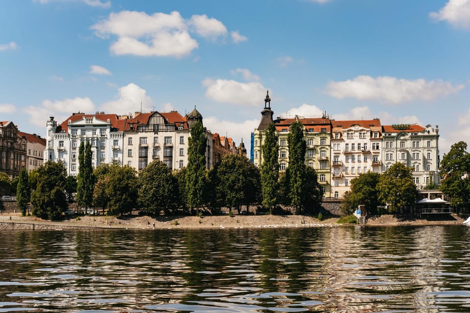 Prague: Vltava River Guided Canoeing Tour - The River Route: Landmarks Seen From Below the Bridges