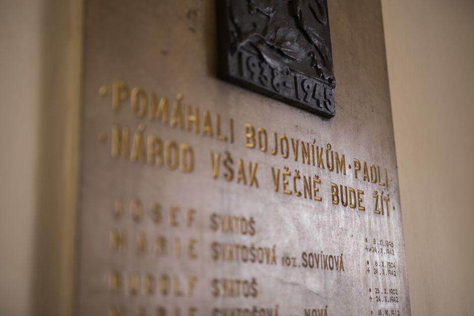 Prague: World War 2 and Operation Anthropoid Walking Tour - National Memorial to the Heroes of the Heydrich Terror: Understanding the Cost